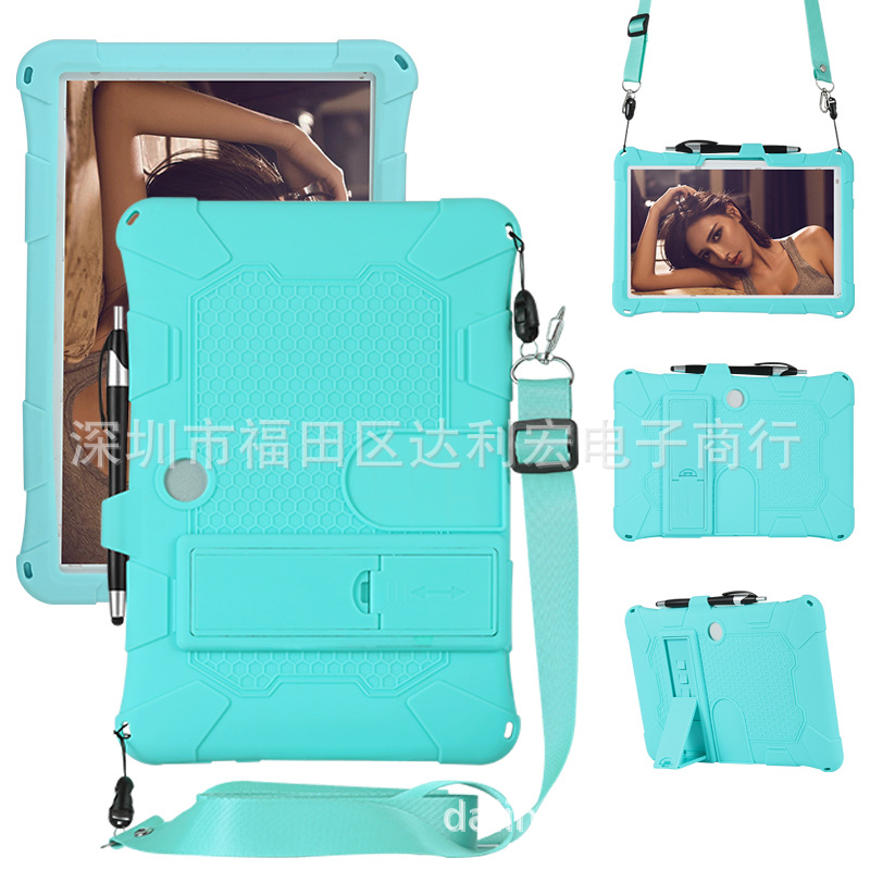 读书郎C15硅胶套保护套教育直播平板C15软胶全包边防摔厚外壳皮套|ru