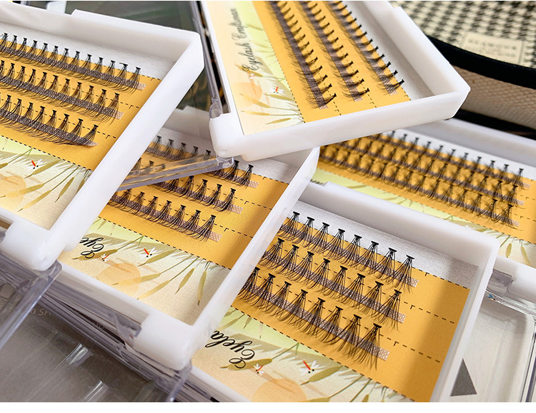 0.05草人20根假睫毛热熔朵毛eyelash单簇种植眼睫毛自然嫁接睫毛详情图10