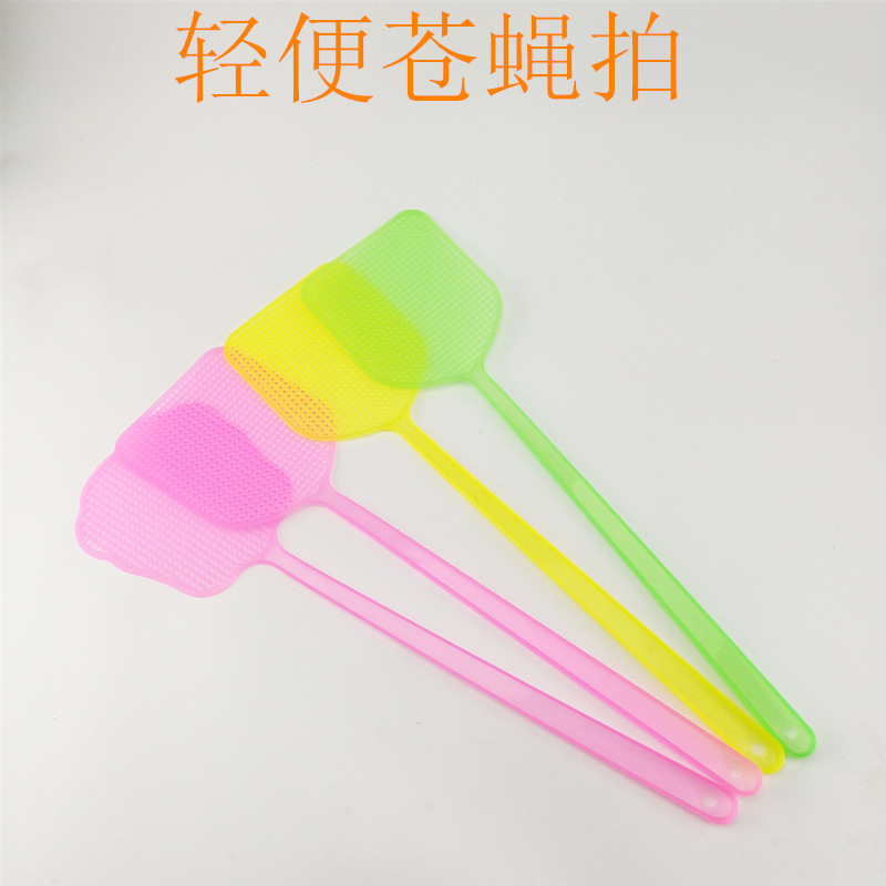 Fly Swatter, Extended Handle Plastic Manual Fly Swatter, Mosquito Swatter, Durable Mosquito Swatter, Random Swatter