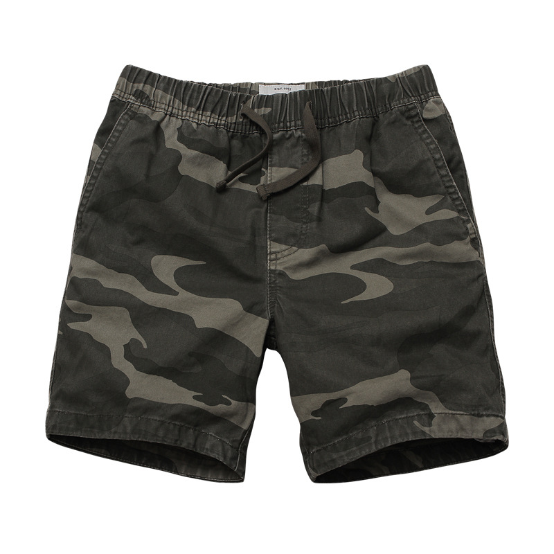 AKARMY 工装裤男迷彩裤短裤 AF男休闲裤宽松多口袋3分4分短裤411