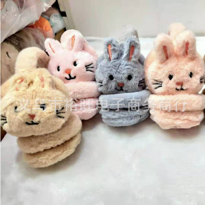 冬季立体卡通耳罩 儿童加厚保暖耳罩可选款女士防寒毛绒耳罩|ms