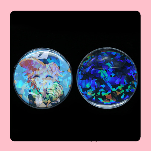 Mangeun Laser Bead Case Suitable for 58 75mm Medal Collection and Display Case Anime Merchandise