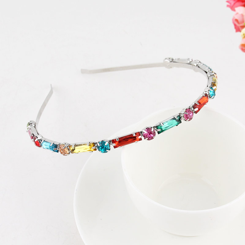 Fashion Flower Alloy Plating Inlay Artificial Gemstones Pearl Hair Band 1 Piece display picture 1