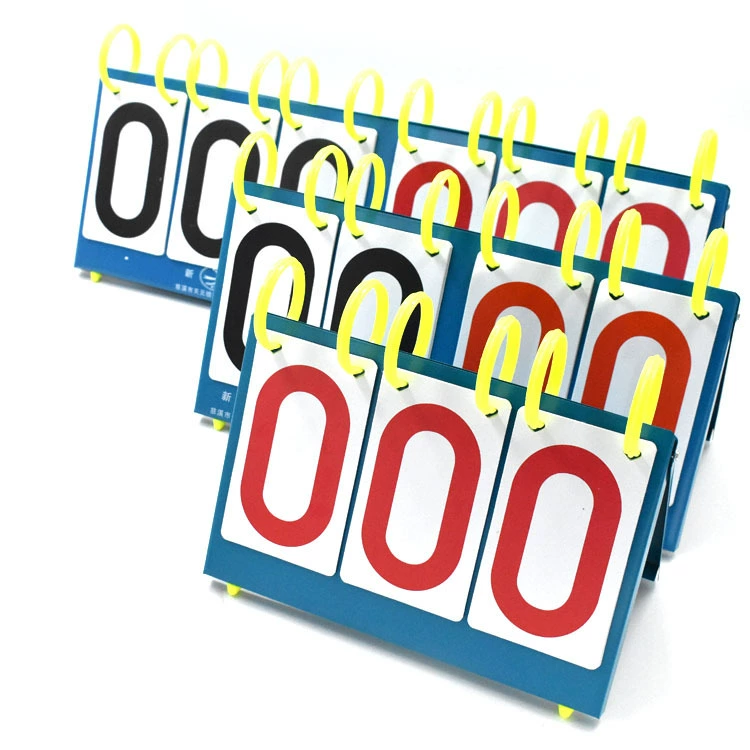 Табло баскетбола Табло Флип Карточная игра Карта сальто Табло Настольный теннис считая карту счета пунктов