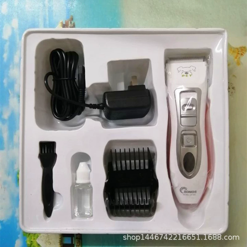 Подошва, бритва для домашних животных, бытовая электрическая машинка для стрижки собак Тедди Бишон, принадлежности для стрижки волос, косметический склад