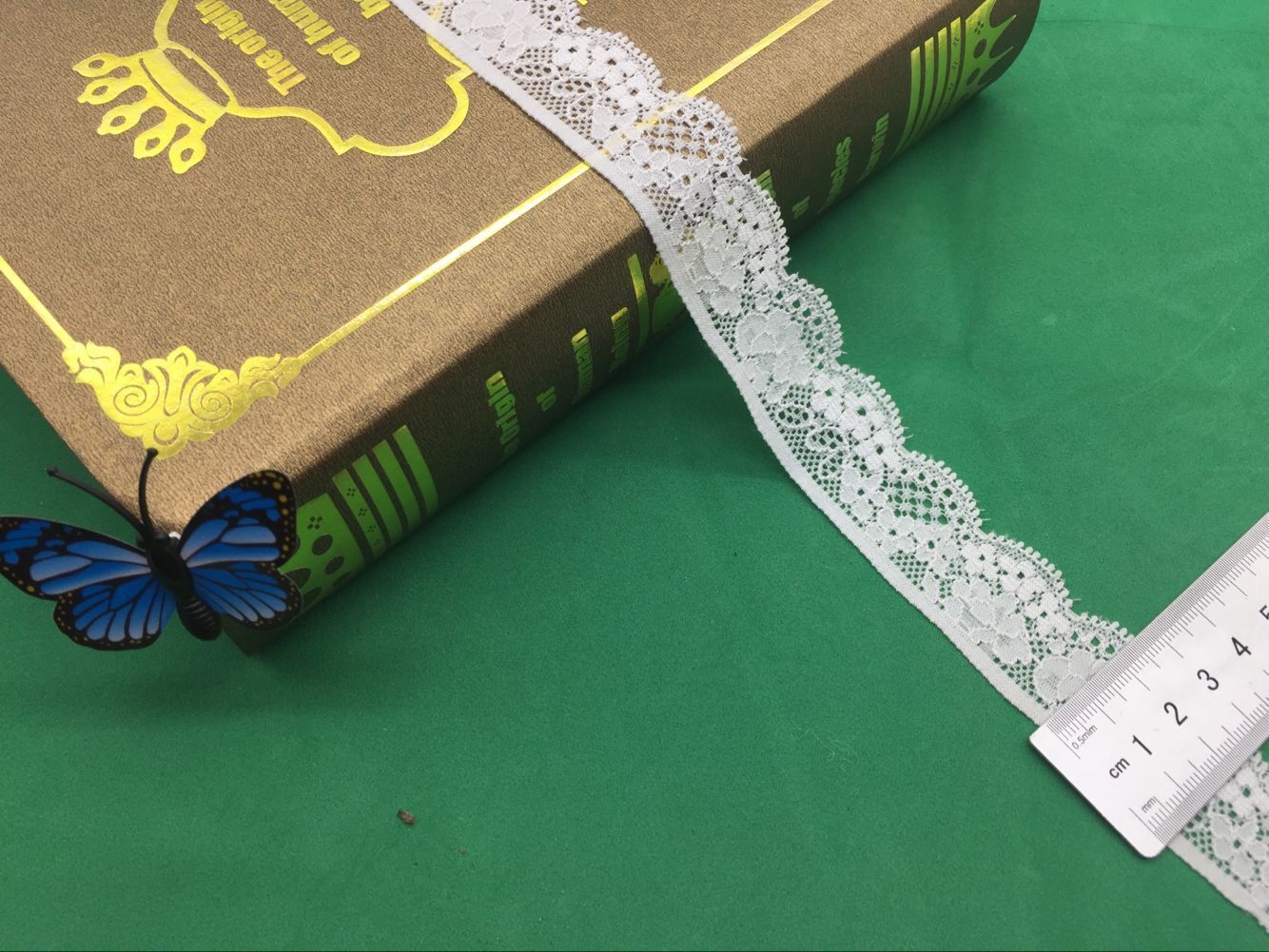 弹力花边长期现货供应l福建蕾丝弹力小花边l2152#宽度2.5CM