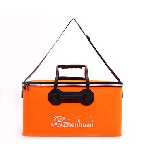 Thickened fishing bucket EVA water bucket portable fishing bucket folding live fish bucket strong fishing gear fishing box fishing supplies