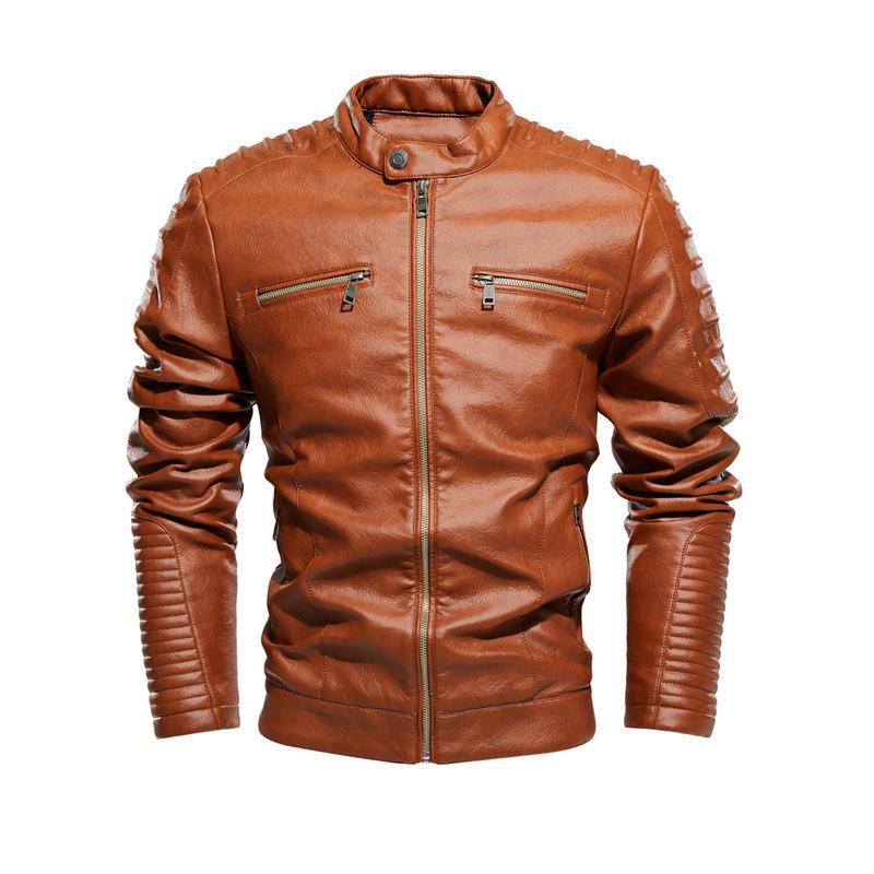 Veste en cuir homme - Ref 3443776 Image 7