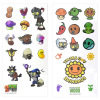 Genuine Botany War Zombie periphery Toys Tattoo stickers full set children originality Toys