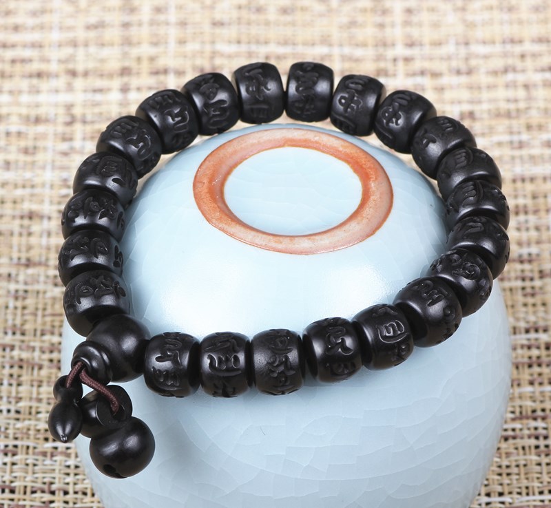 Nuovo Qiyi Stile Etnico Naturale Fulmine Data Legno Buddha Braccialetti con perline Braccialetti con perline Buddha all'ingrosso Aliexpress Artigianato in legno_voghion.com