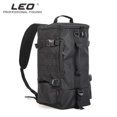 28119 LEO [cubic fishing gear backpack] cylindrical fishing rod bag lure outdoor shoulder bag cross-border wholesale