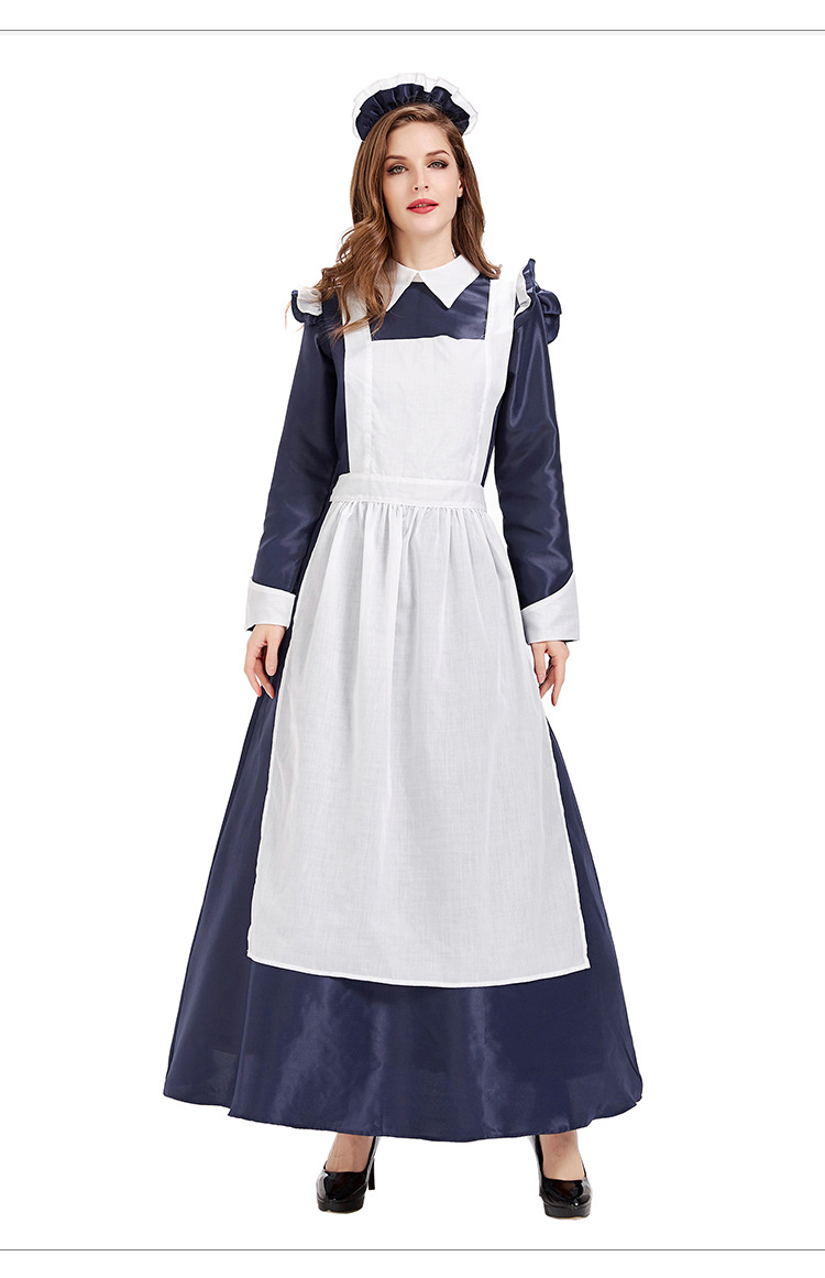 Halloween cosplay retro palace Western house maid dress nihaostyles wholesale halloween costumes NSPIS82038