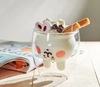 Wholesale home double -layer water cup Winnin Cup Breakfast Milk Cup Kitten Glass Cute Animal Men and Women Couple Cup