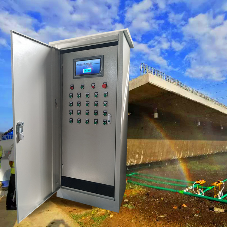 河南全自动喷淋养护控制柜  夏季桥梁智能养护机供应
