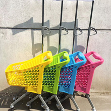 四色新款超市 儿童塑料手推车 儿童购物车塑料过家家车粉色小推车