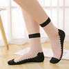 Summer ultra thin socks, crystal, mid-length, plus size