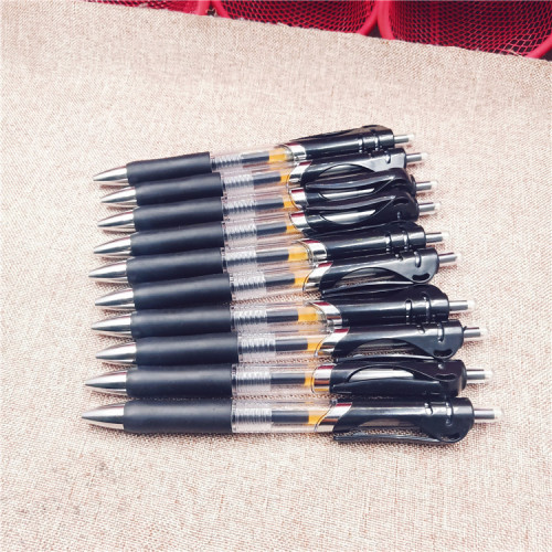 Business office K35 push pen signature black gel pen stationery store best selling pen student black water pen factory wholesale