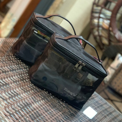 New minimalist Korean-style Instagram-inspired mesh hollow-out large-capacity cosmetic bag – wash bag, gym & swimwear essentials pouch