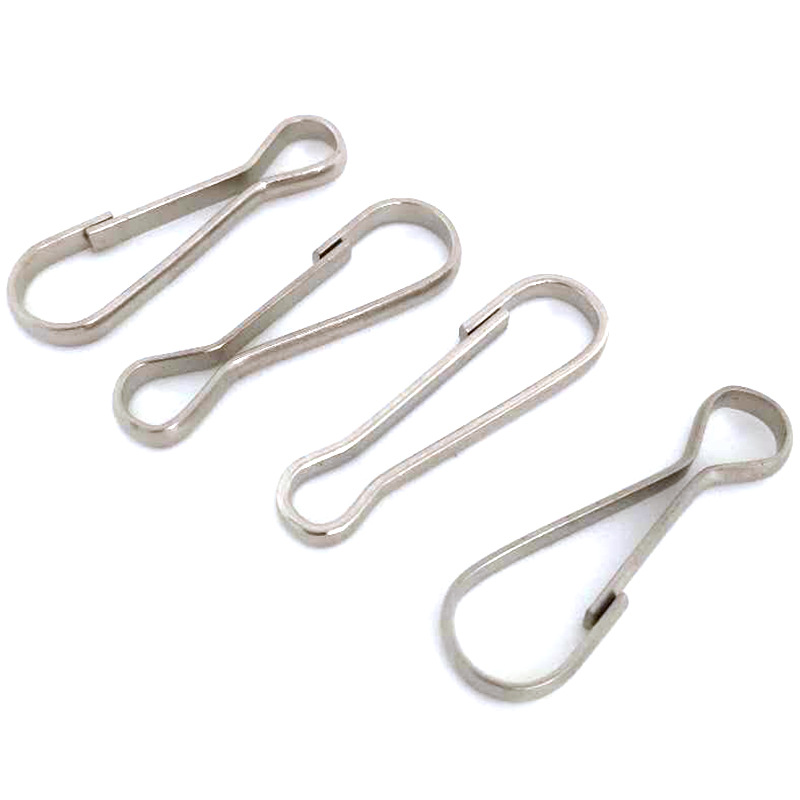 厂家直销13mm-55mm大小规格加粗加厚朱丹扣 金属铁线扣扭线扣