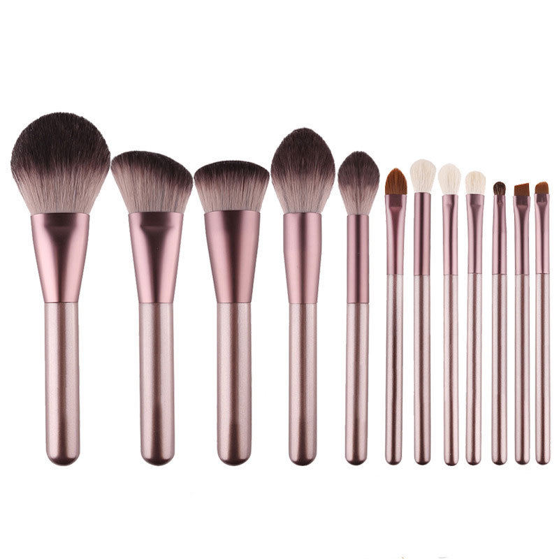 12 Small Grape Makeup Net Red Full Set Professional Brush_voghion.com