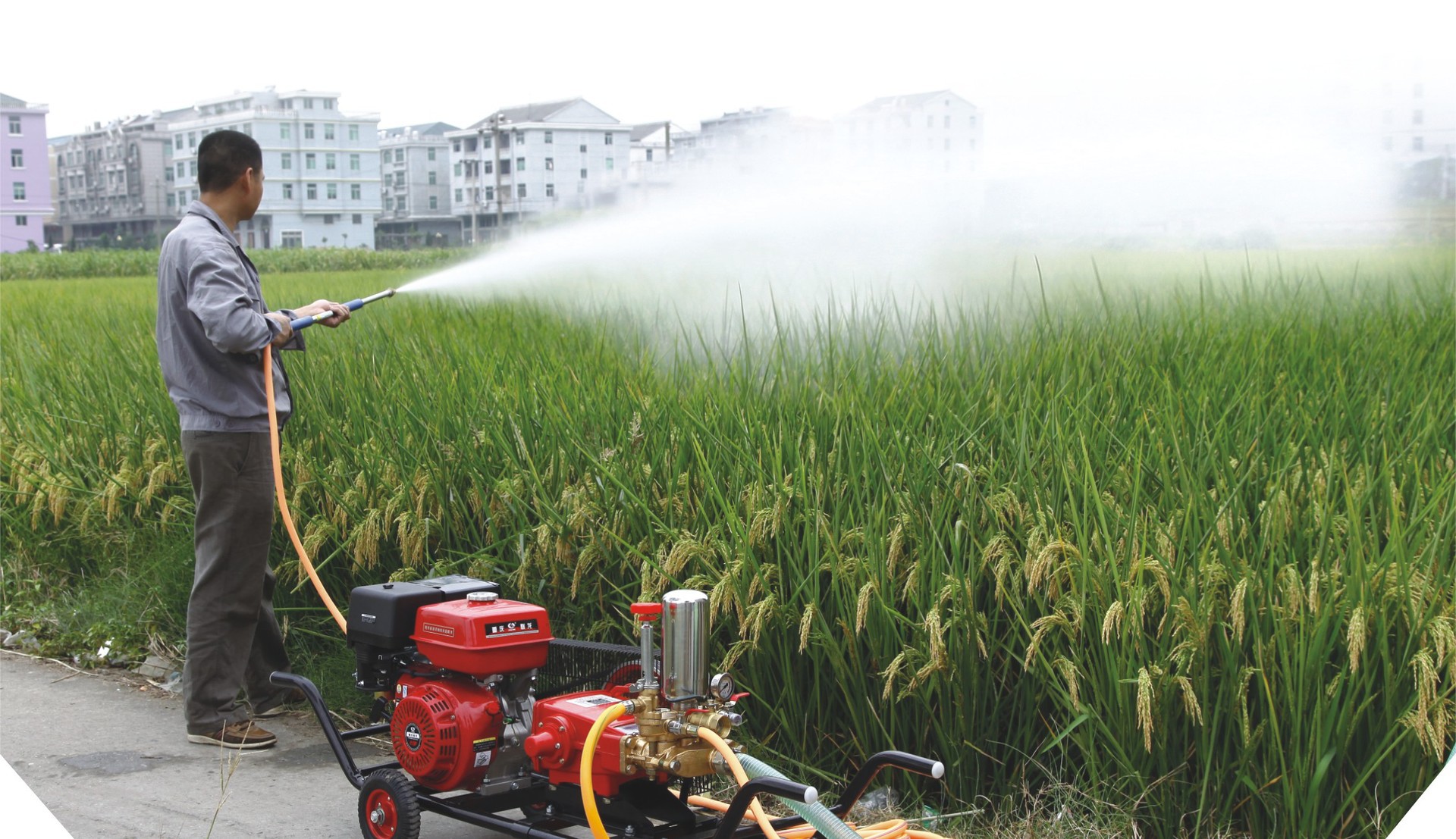 大担架式高压动力远射程喷雾机果园农业林业高射程喷雾消毒机