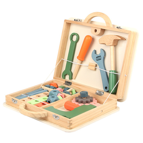Toy Set for Early Childhood Playhouse, Assembly and Disassembly Multifunctional Tool Box for Baby, Intelligent Development, Repair Tool Box