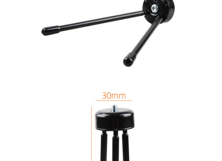 金属自拍杆三脚底架-单反手机相机摄影-自拍迷你三角架-携带方