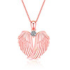 Angel wings, fashionable necklace, pendant, wish, suitable for import, new collection, European style, wholesale