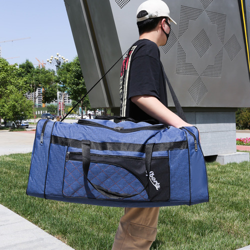 Large-capacity portable travel bag luggage bag with foldable waterproof moving for blankets and clothes