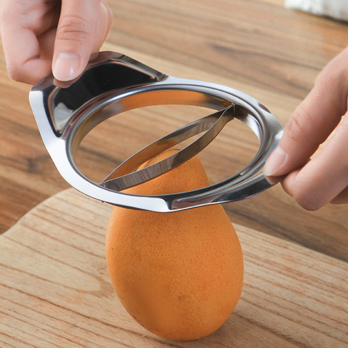 Ring cutting mango tool fruit divider peeling mango knife corer stainless steel slicer peeler