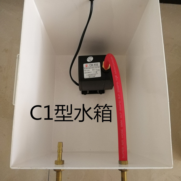 威欧丁自制铝合金水箱配套氩弧焊机焊枪用水箱水冷箱带水泵快接头