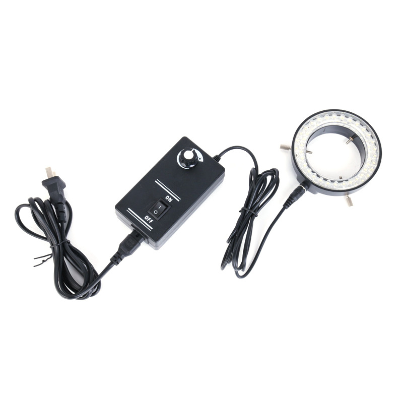 60颗LED内径60MM显微镜光源灯源 体视电子显微镜可调环形光源