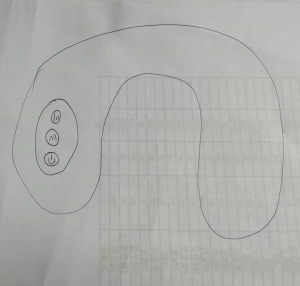 uU型枕按摩枕颈椎按摩仪