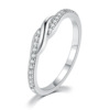 Jewelry, ring, zirconium, platinum accessory, Korean style, wholesale