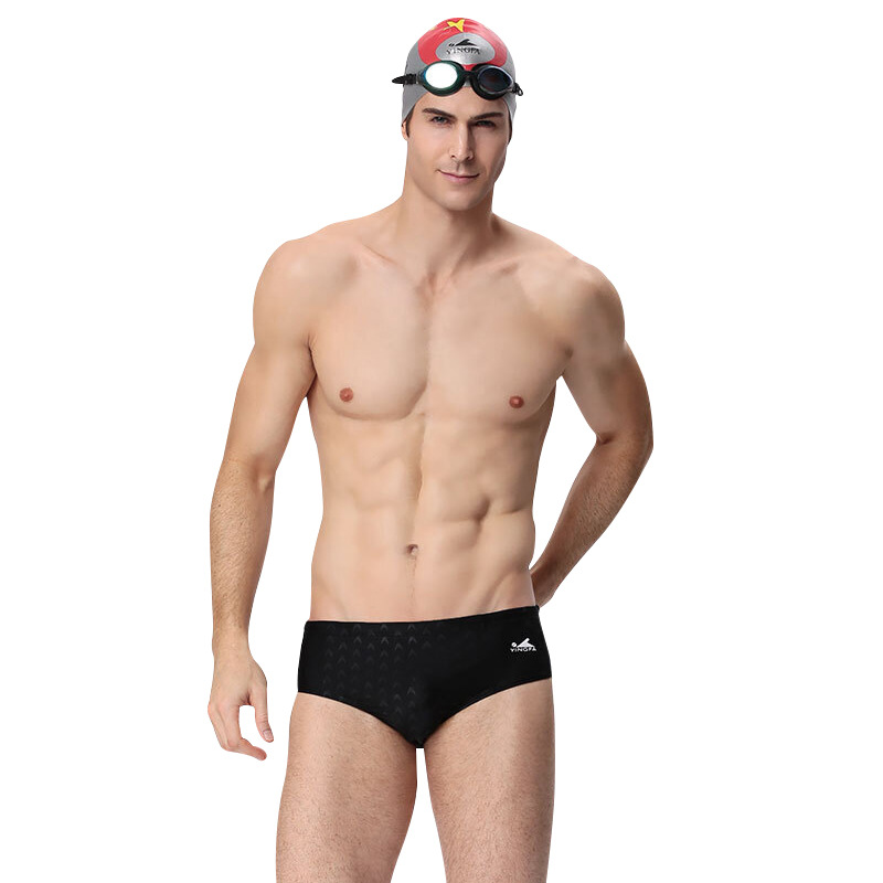 Yingfa Yingfa 9612 racing competition triangle swimming trunks training fish scale pattern men's swimming trunks