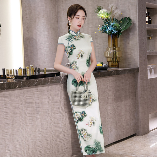 Chinese Dresses Qipao for women robe chinoise cheongsam Version cheongsam national long dress dress women Tang Qipao