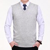 21 Autumn and winter new pattern man vest business affairs leisure time V-neck wool Sleeveless Sweater routine Vest sweater