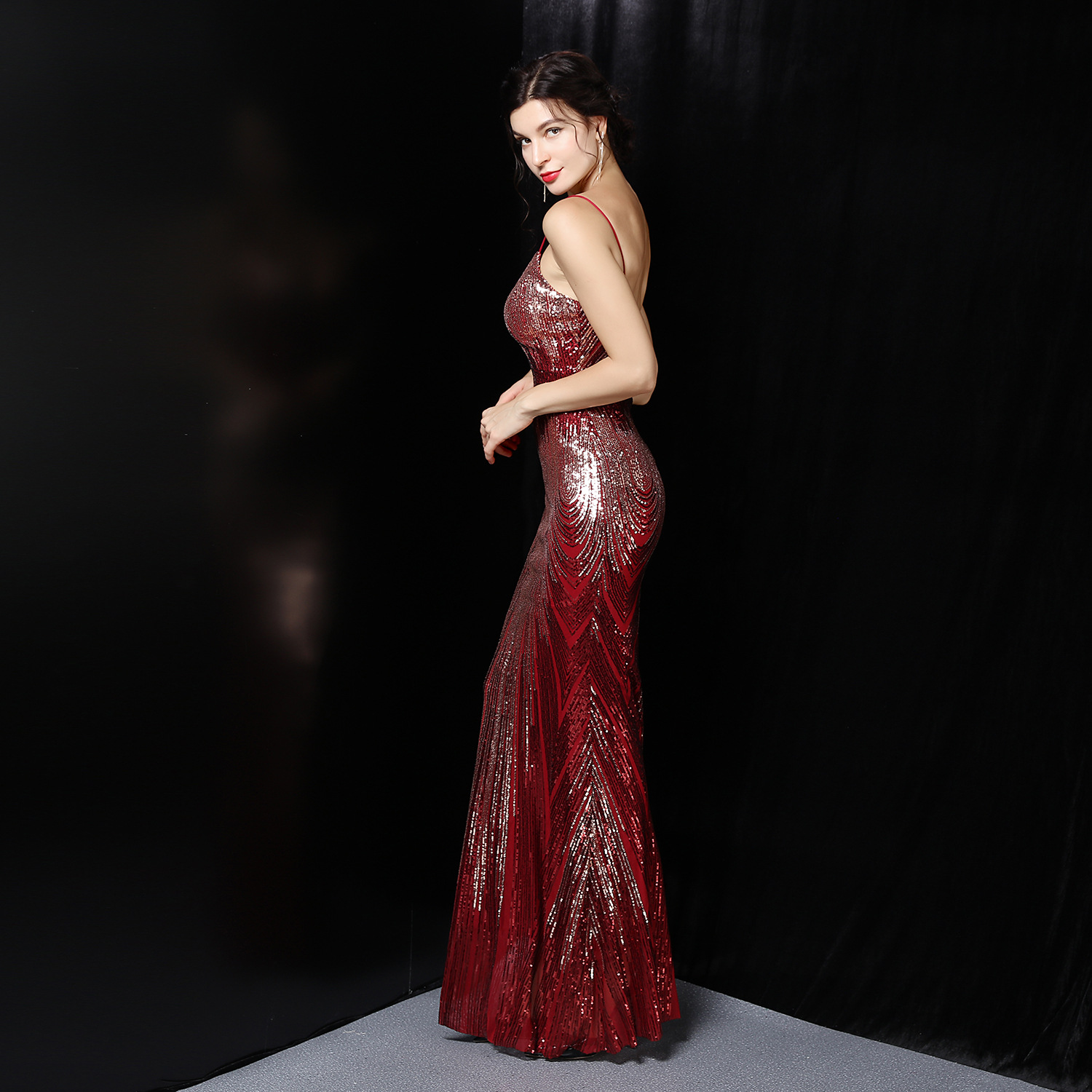 D9289 1600K VÁY ĐẦM LIỀN THÂN DỰ TIỆC NỮ YIEOUBA SEXY GỢI CẢM SEXY THỜI TRANG NỮ G04 SẢN PHẨM MỚI