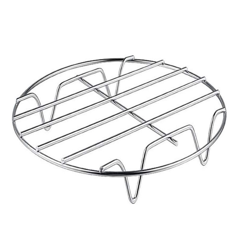 Freidora de aire accesorios alta calidad Acero inoxidable cocina vapor arroz rack placa herramientas Cocina