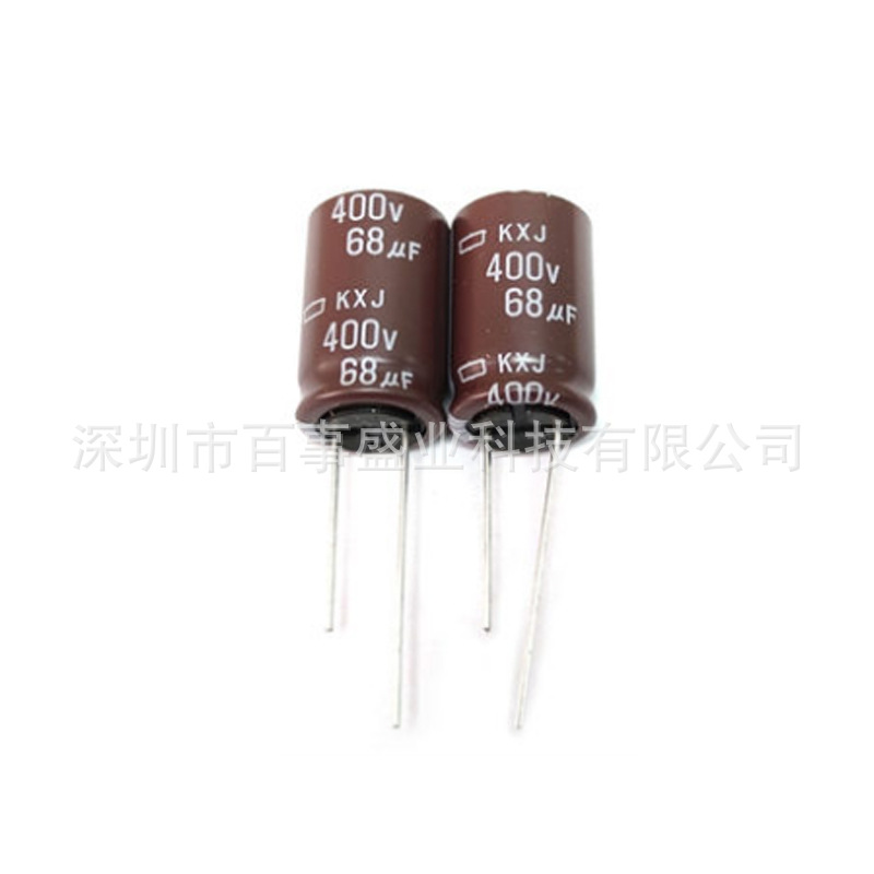 百事盛业科技 直插铝电解电容68uf400v 长寿命电解电容 耐高温