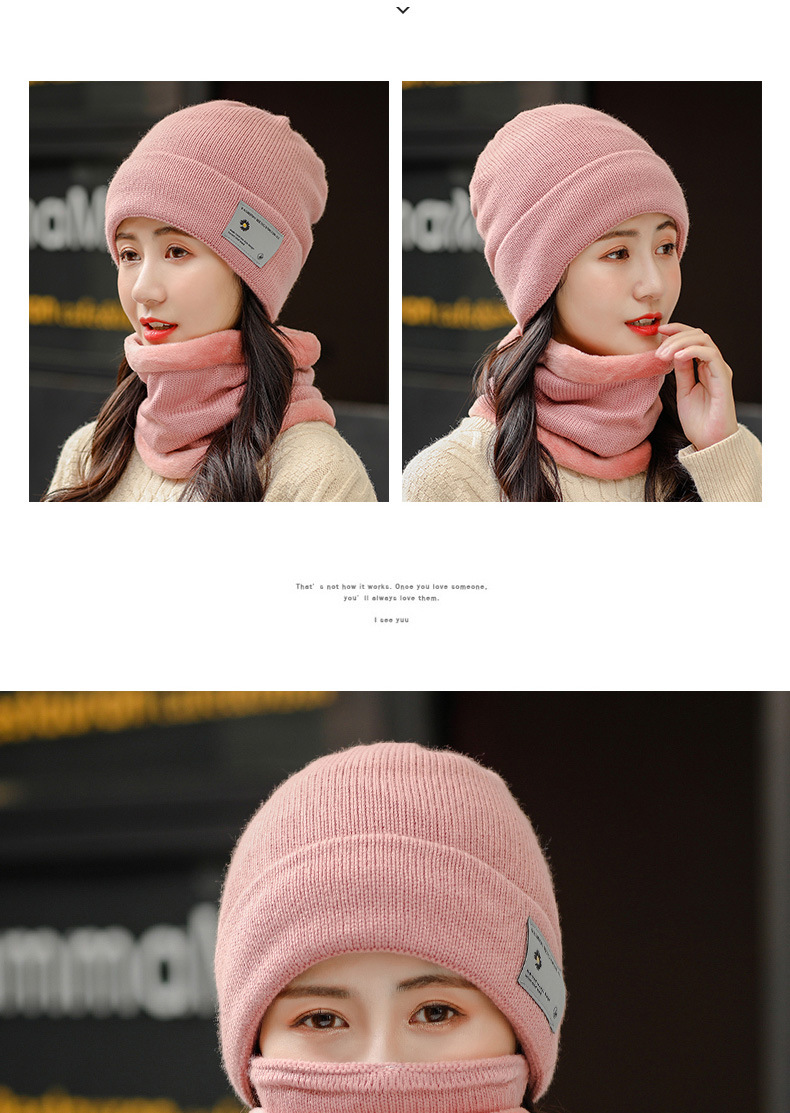 Women's Simple Style Solid Color Eaveless Wool Cap display picture 1