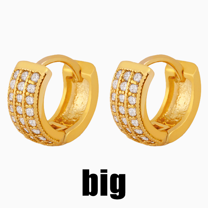New Fashion Zircon Earrings display picture 4