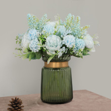 一件代发北欧ins家居装饰假花玫瑰花束 婚礼7头菲丽玫瑰