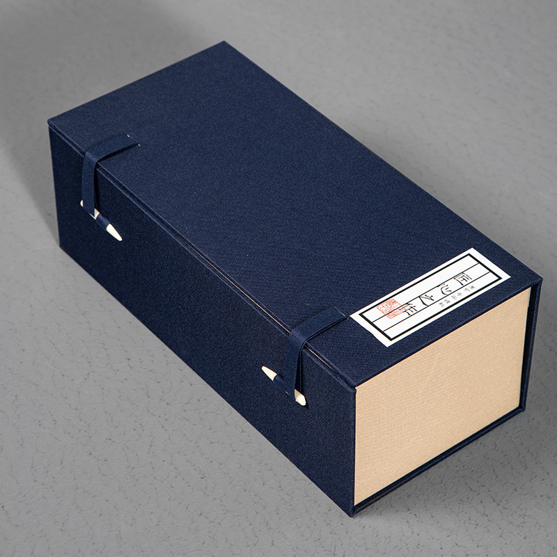 Blue four-cup gift box small vase thermos ceramic built tea cup Master Cup storage gift packaging Blue four-cup gift box small vase thermos ceramic built tea cup Master Cup storage gift packaging