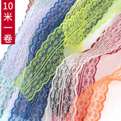 蕾絲花邊輔料衣服花邊裝飾 diy手工材料彩色編織服裝飾品禮品包裝