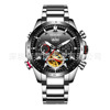 New product Senors Douyin fashion waterproof steel belt multi -functional mechanical watch