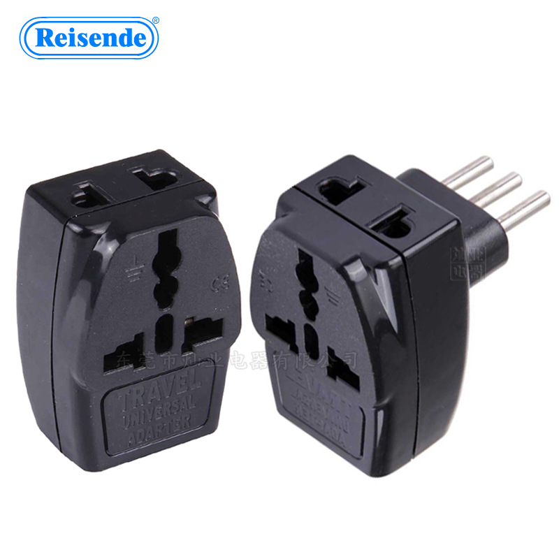 意大利嵌入式插头WDS-12A乌拉圭转换器 意大利转换插座 适配器