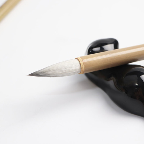 Pen Genji's additional large, medium and small Baiyun brushes and brushes for beginners, primary school students, calligraphy and French painting, color and blooming brushes