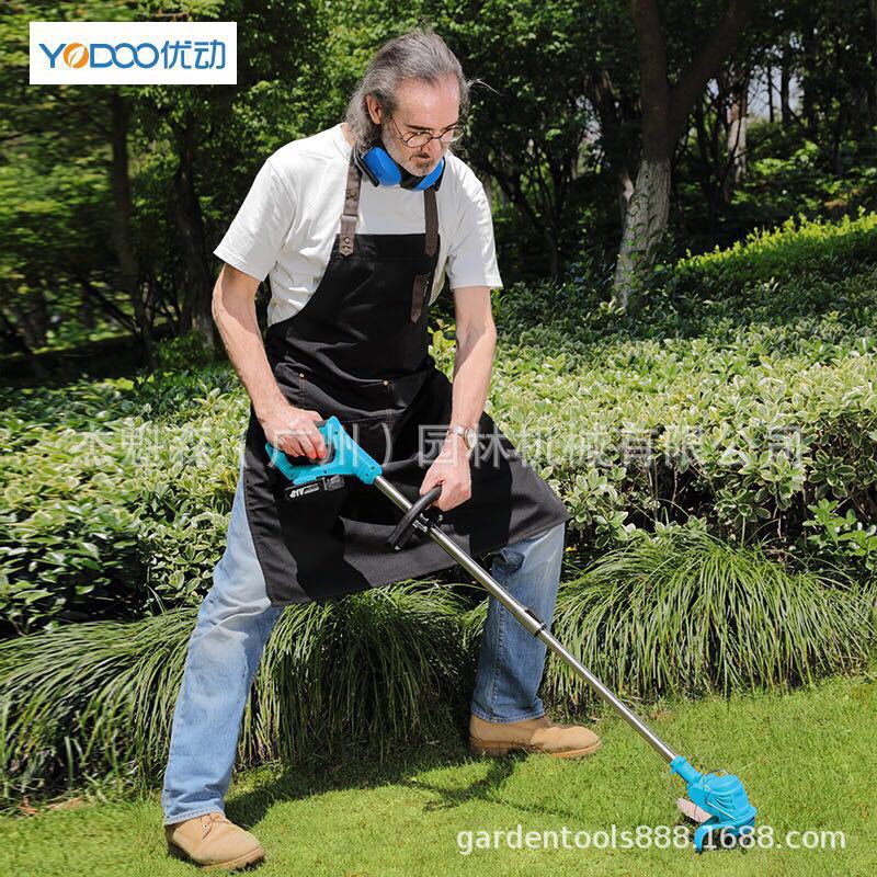 手持打草机锂电电动割草机小型家用轻便多功能除草草坪打草机