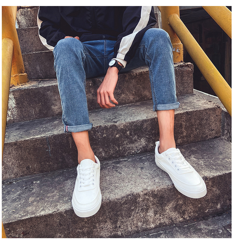 Little for Men, Atmungsaktive Sommerjugend, Reinweiße Sport- und Freizeitschuhe für Studenten, Beliebt im Internet,_voghion.com